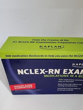 Kaplan NCLEX-RN Medication Flashcards - 300 Medications In A Box 2007